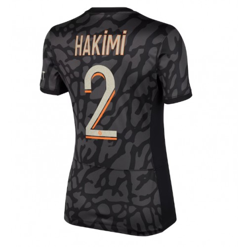 Ženski Nogometni dresi Paris Saint-Germain Achraf Hakimi #2 Tretji 2023-24 Kratek Rokav